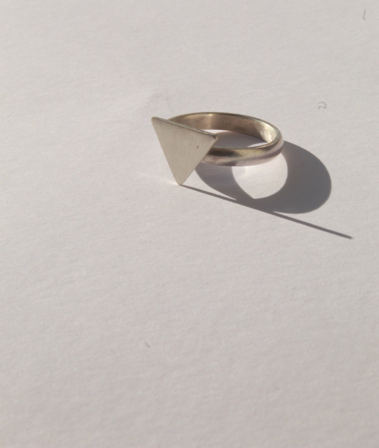 Zuri || Silver Triangle Ring