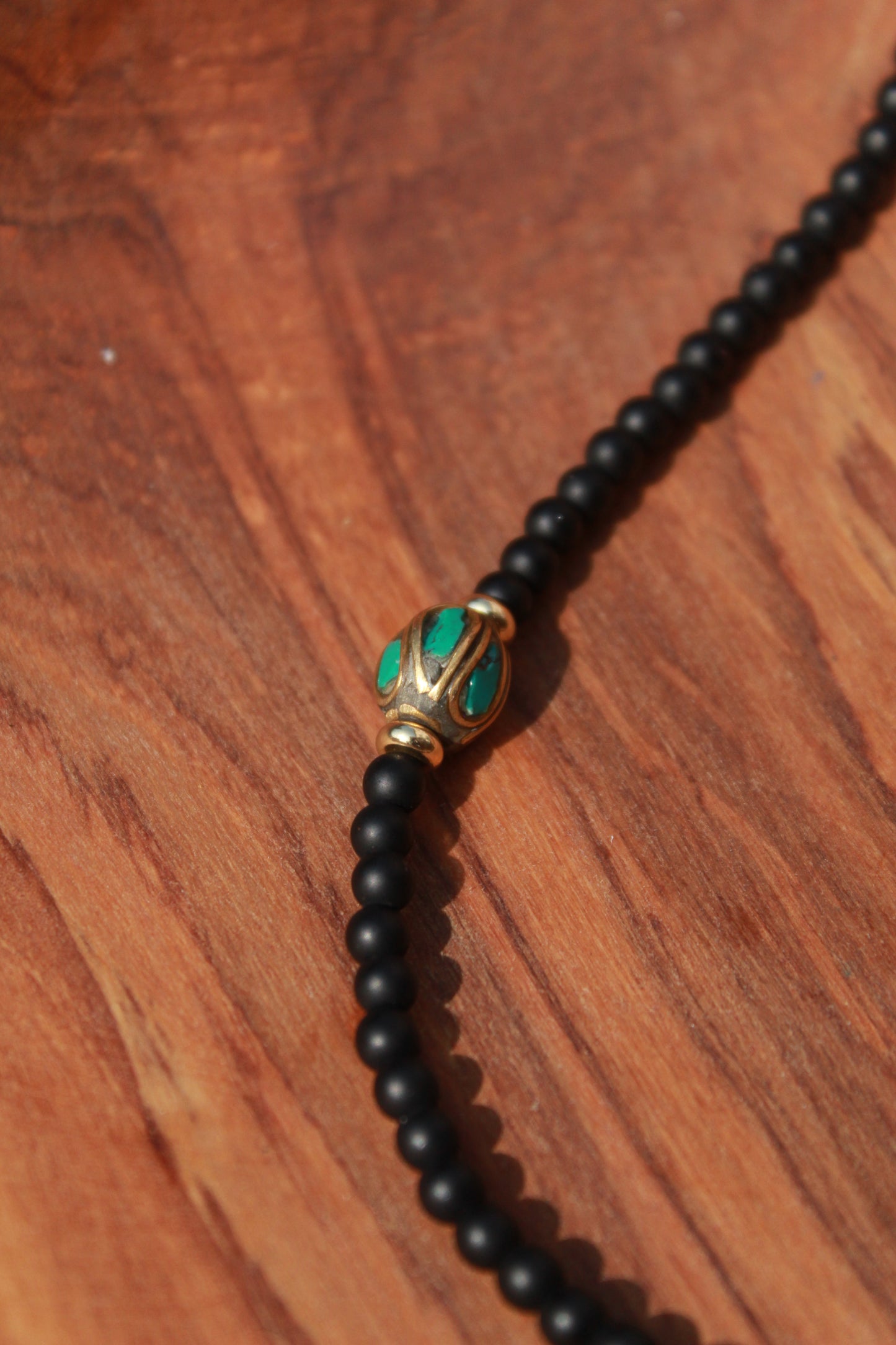 Hamzah || Black Matte Onyx Necklace