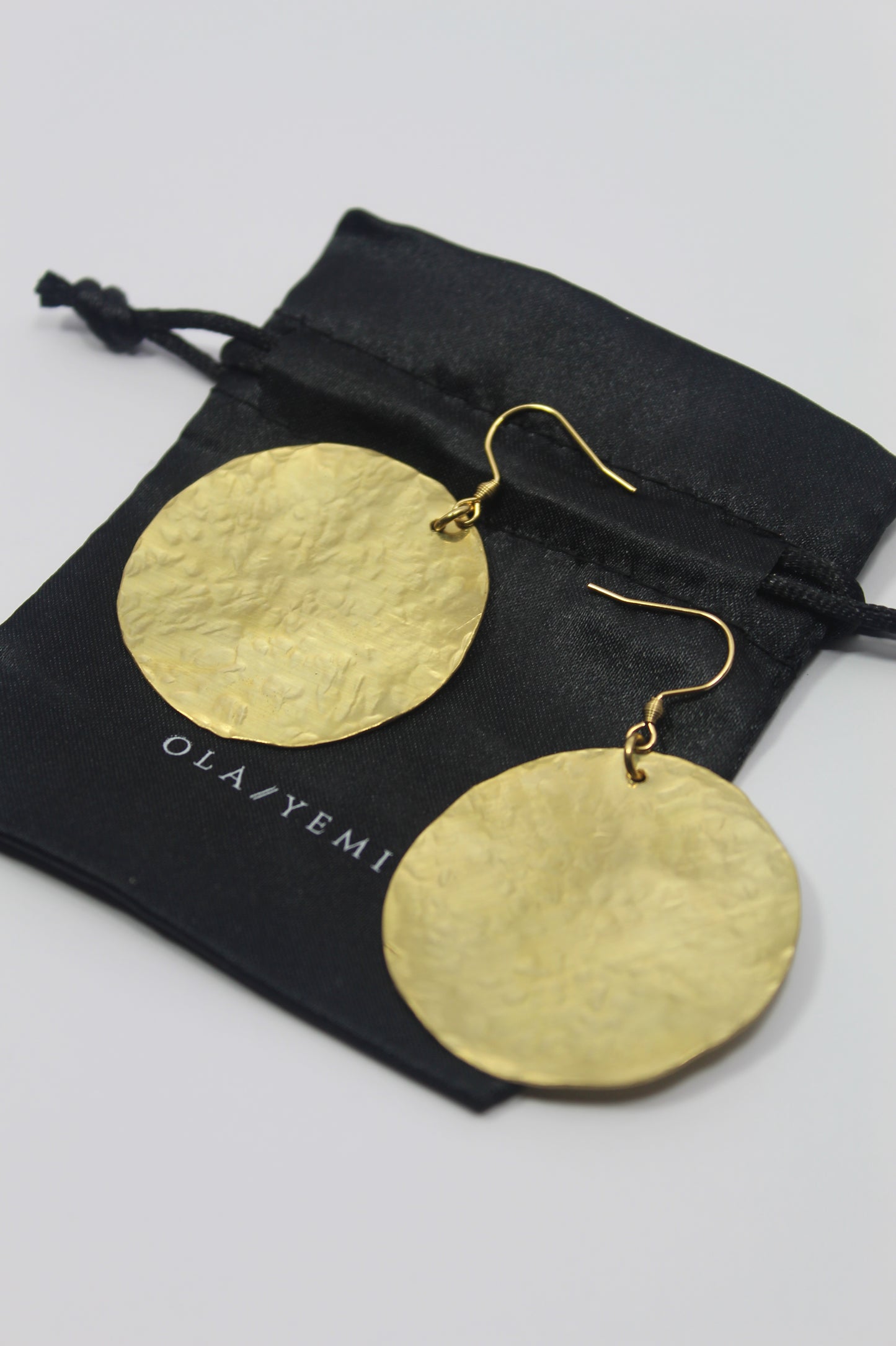 Adisa || Large Brass Earrings