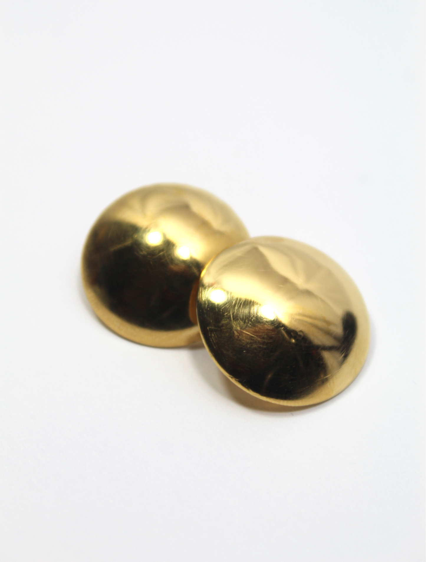 Ayo || Gold Shield Earrings