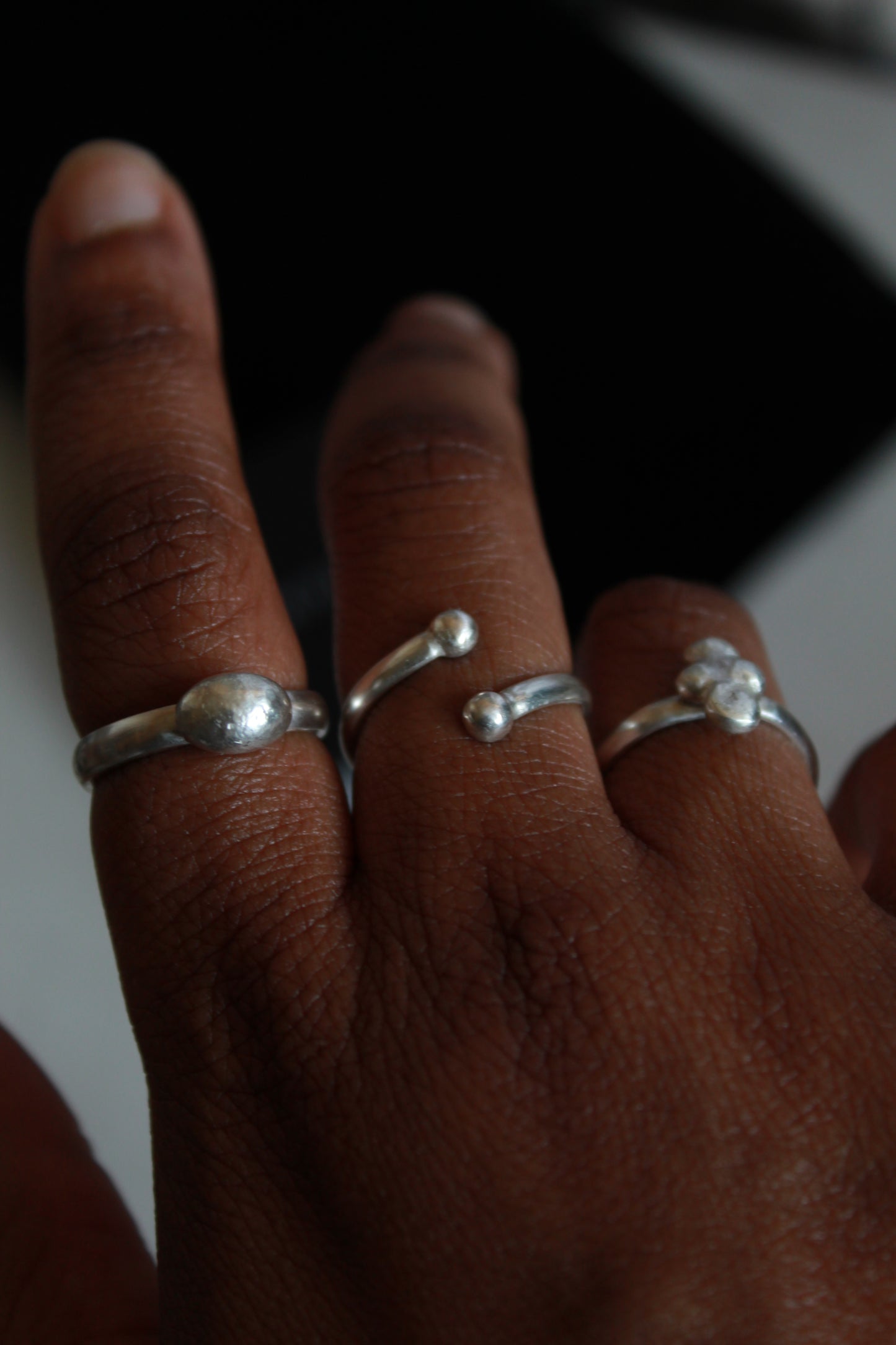 Ayaan || Silver Adjustable Ring
