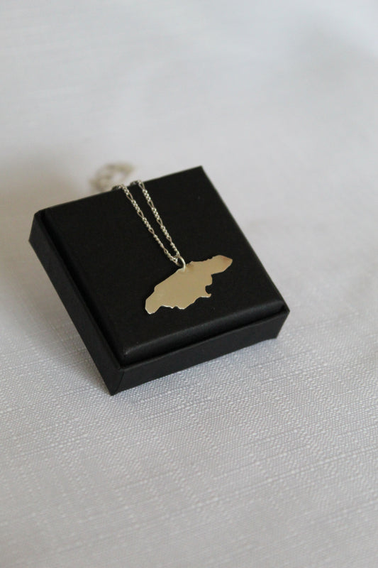 Amelia || Jamaica Map Necklace