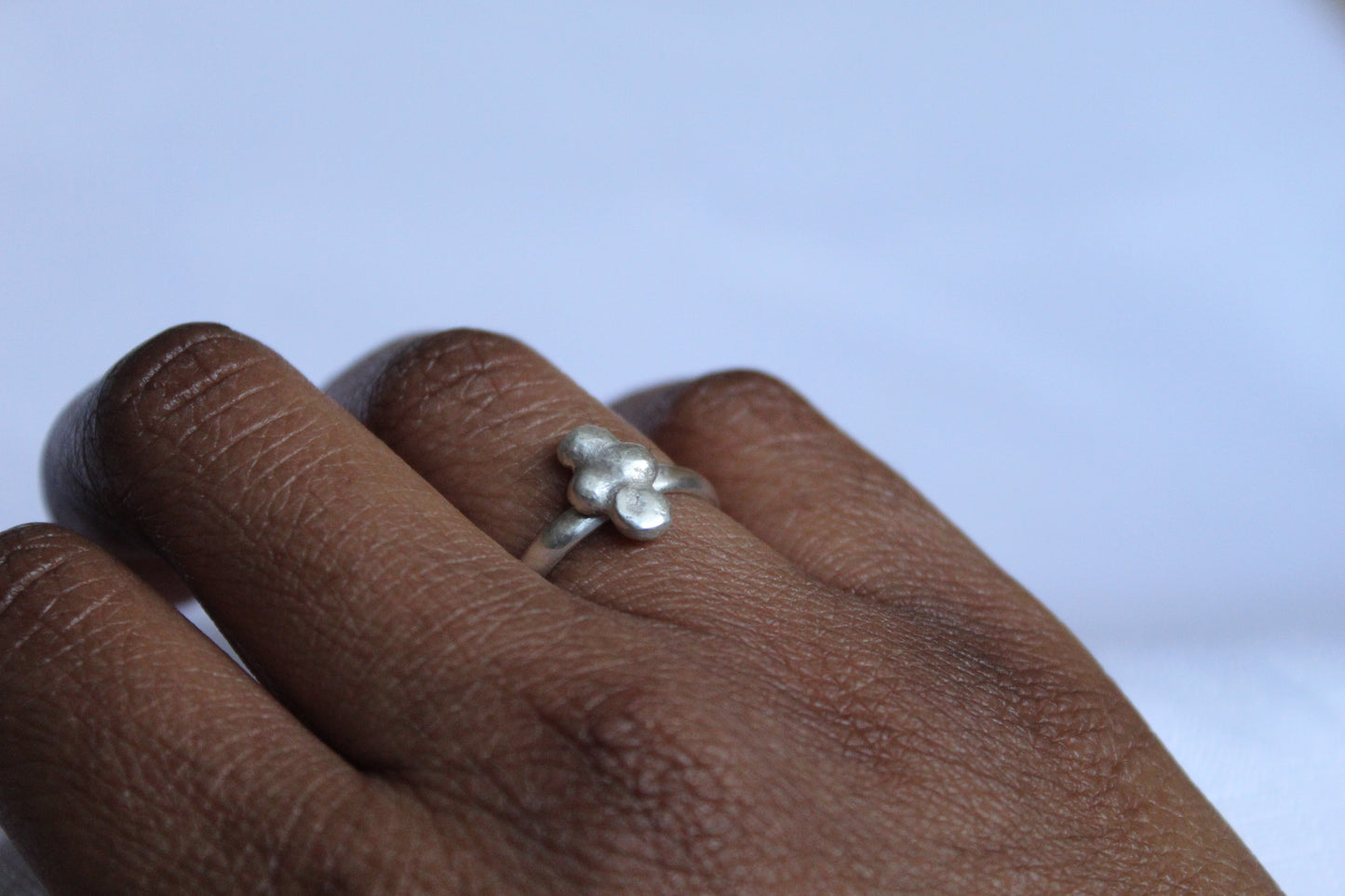 Kamari || Silver Abstract Ring