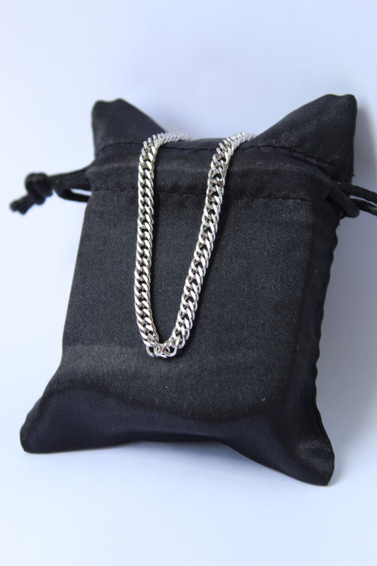 Double Link Curb Chain Necklace