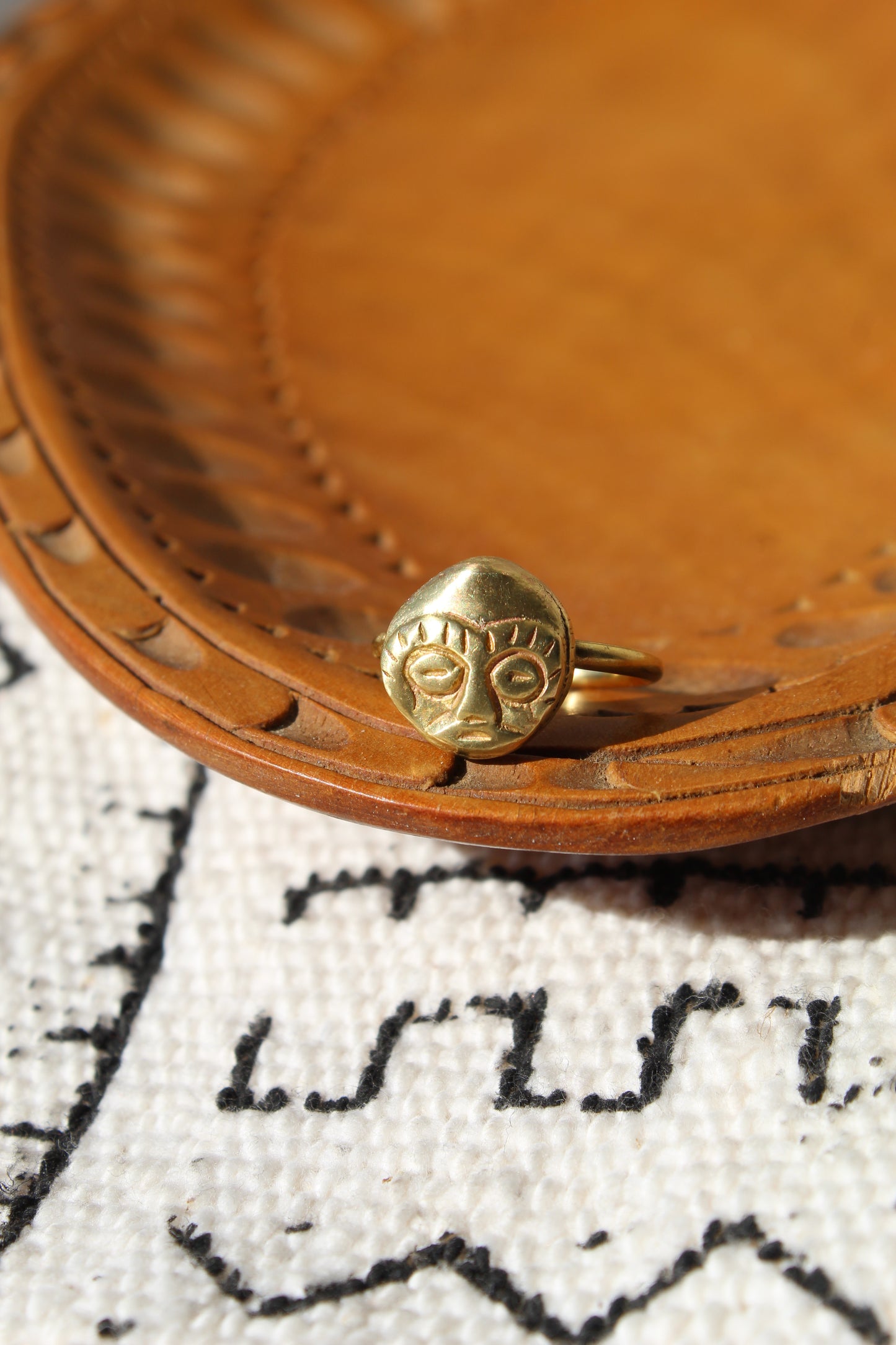 Ashanti || African Mask Ring