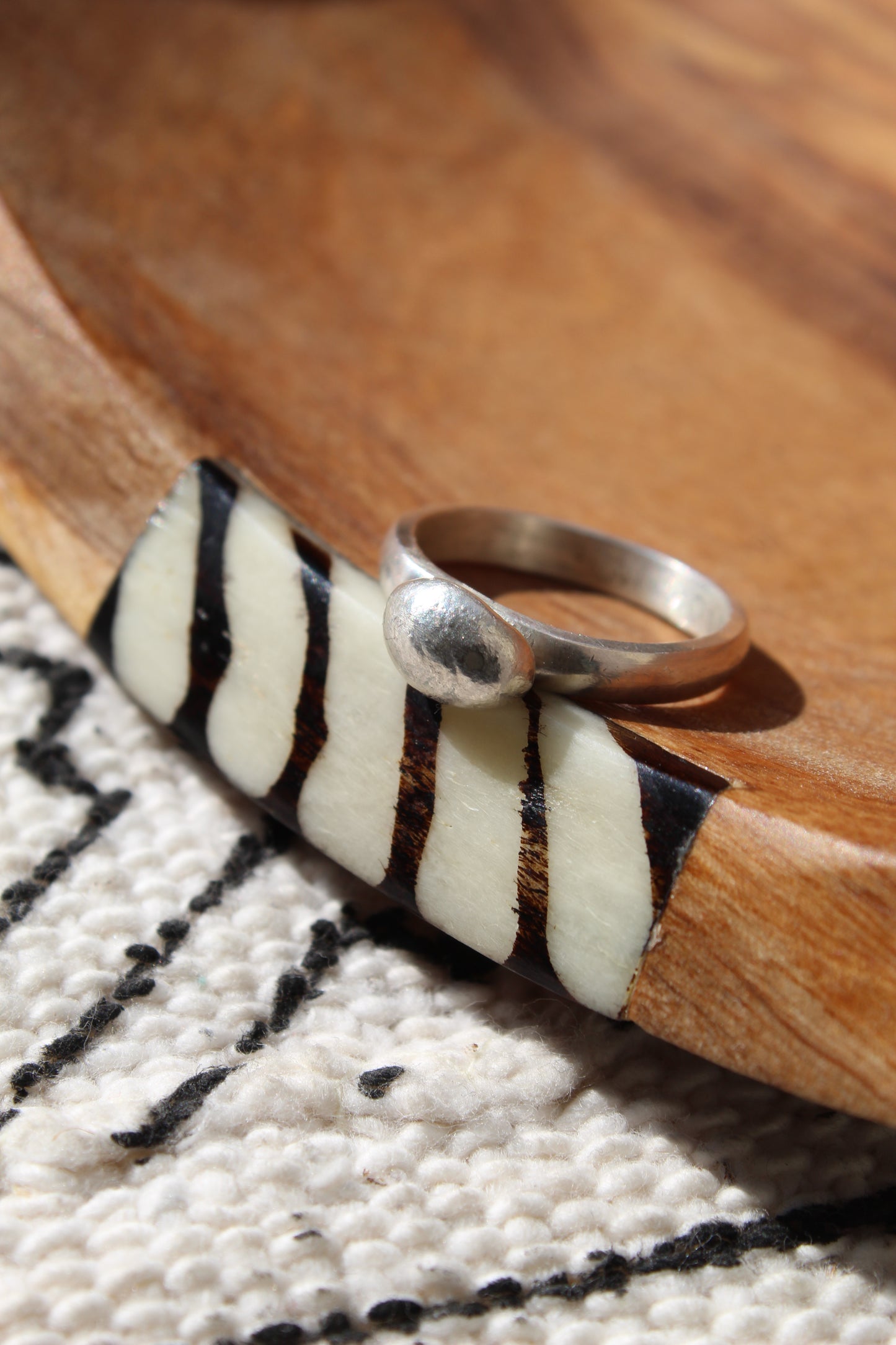 Imani || Silver Pebble Ring