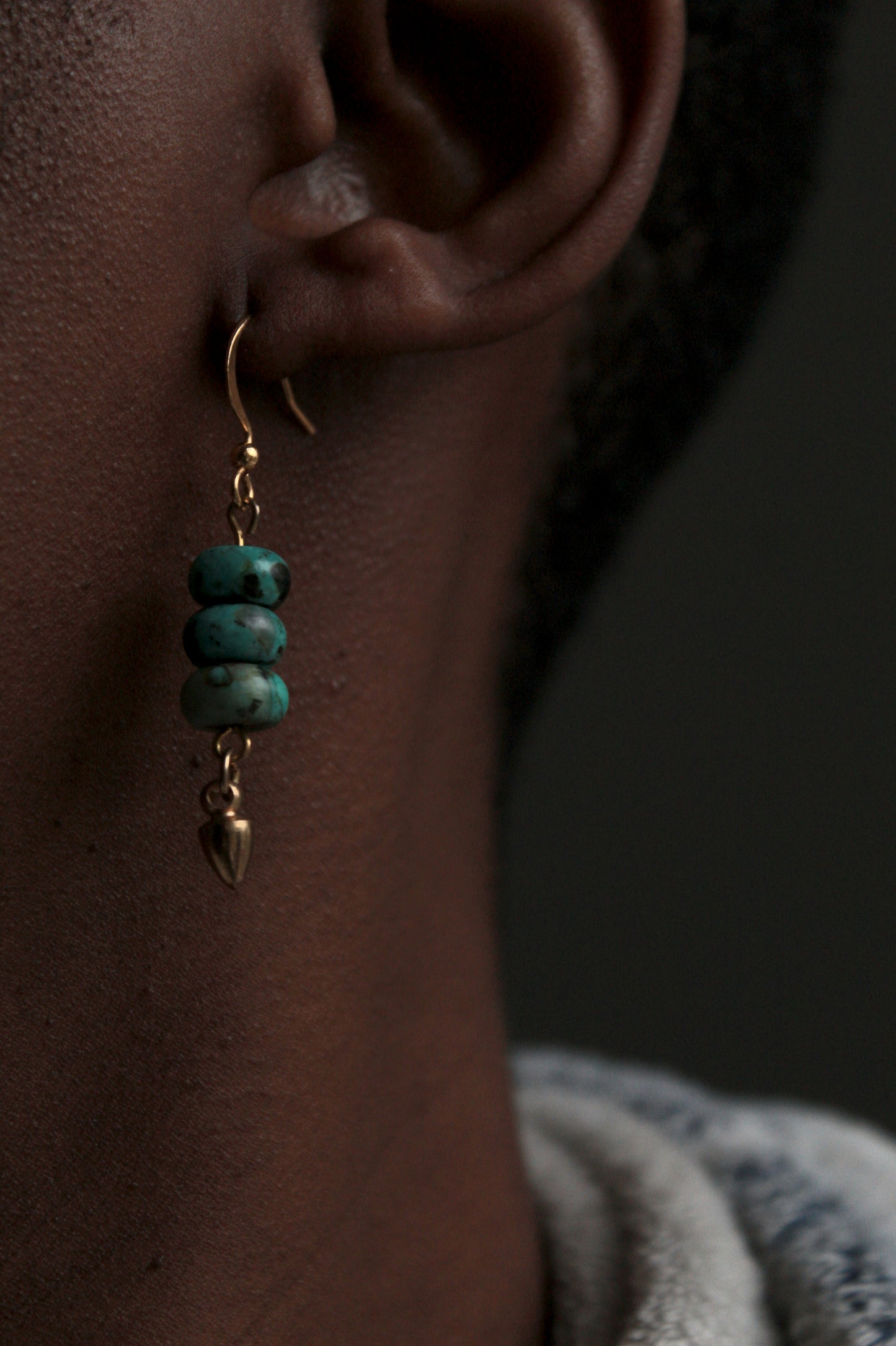 Zendaya || African Turquoise Earrings
