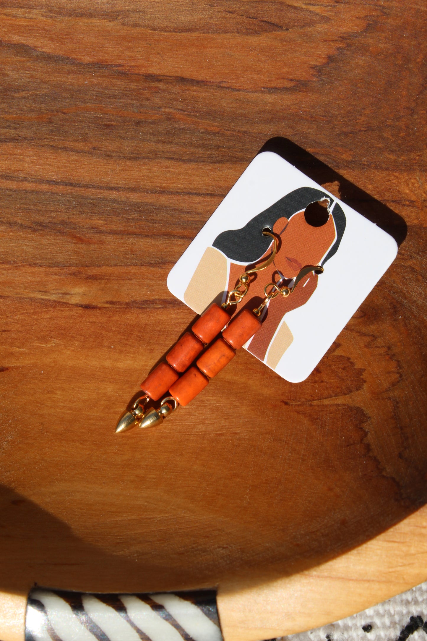Teni || Magnesite Earrings