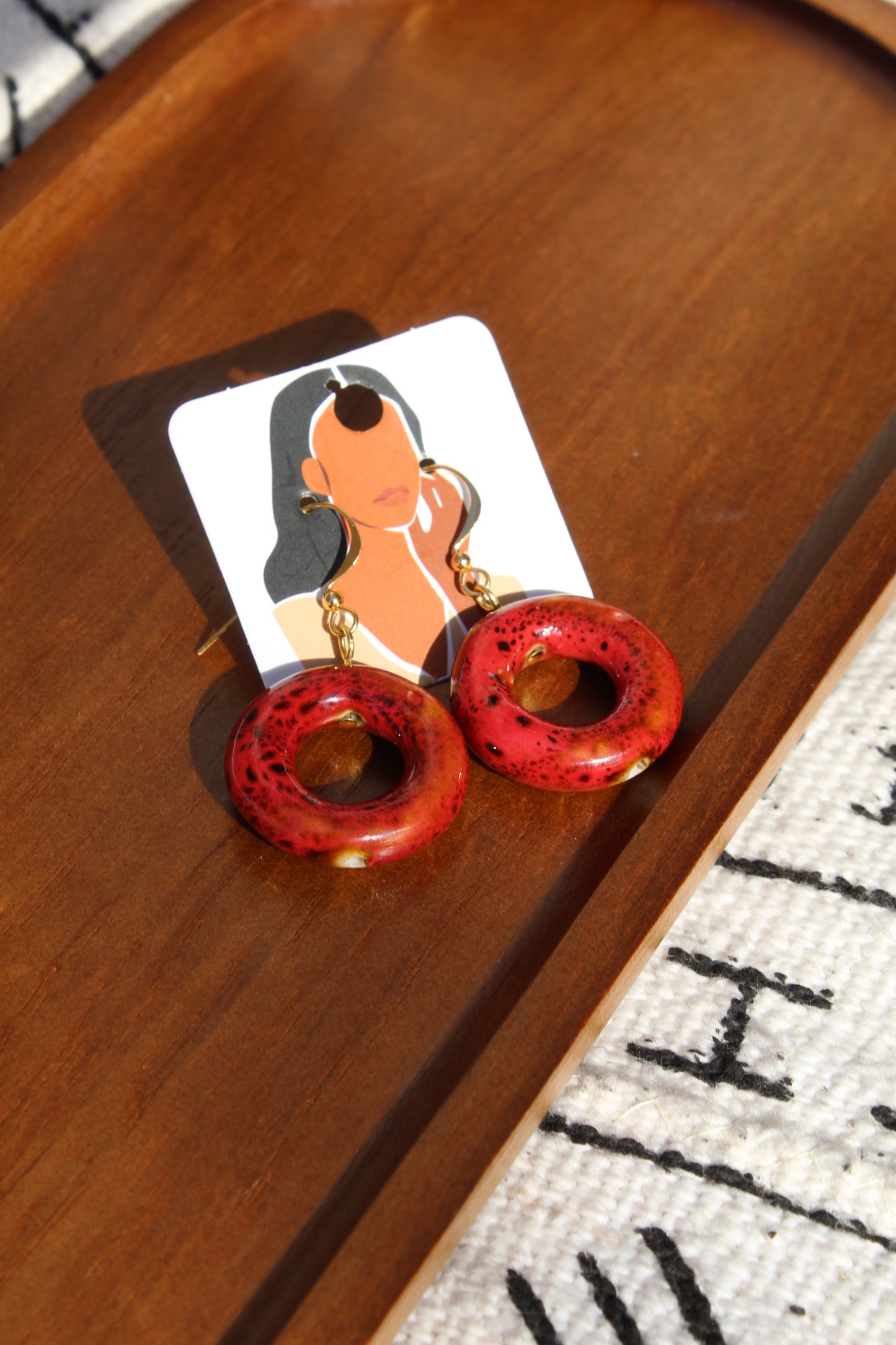 Tin || Clay Earrings