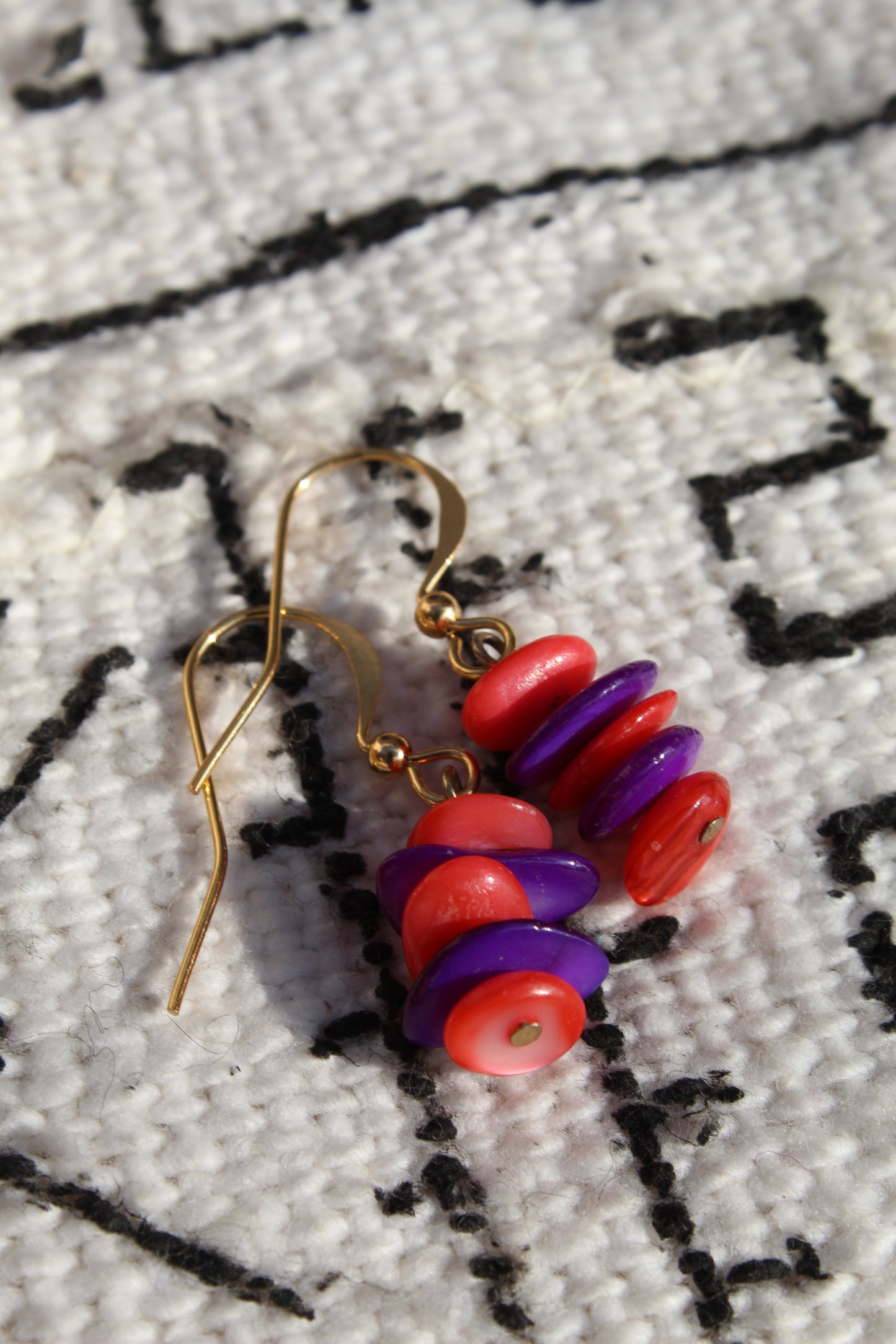 Adeola || Colourful Shell Earrings