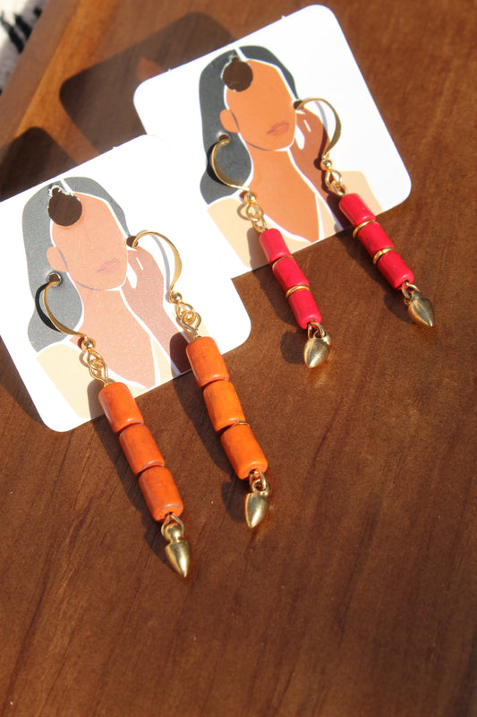 Teni || Magnesite Earrings
