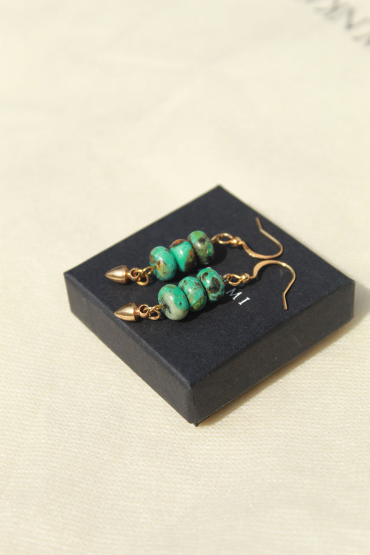 Zendaya || African Turquoise Earrings