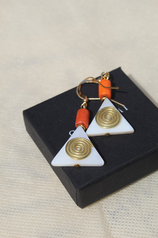 Imara || Magnesite Earrings