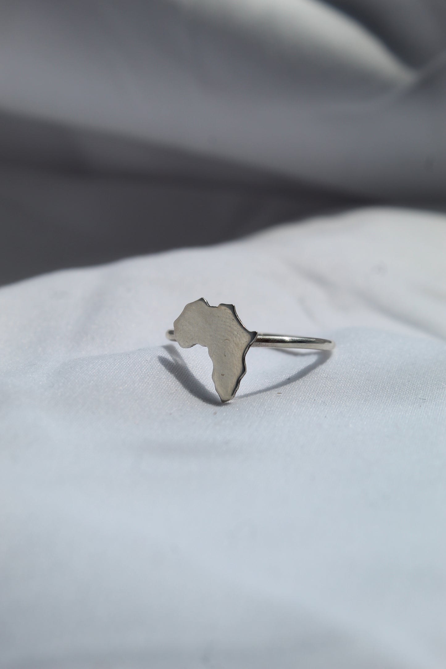 Mama Africa || Small Silver Africa Ring