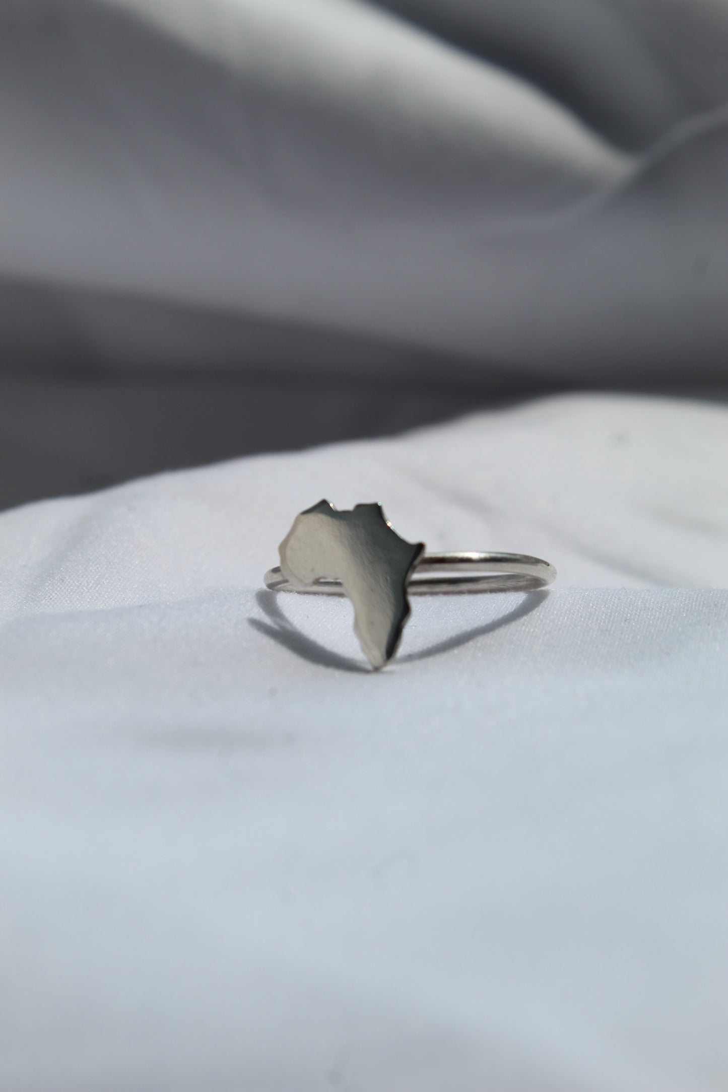 Mama Africa || Small Silver Africa Ring