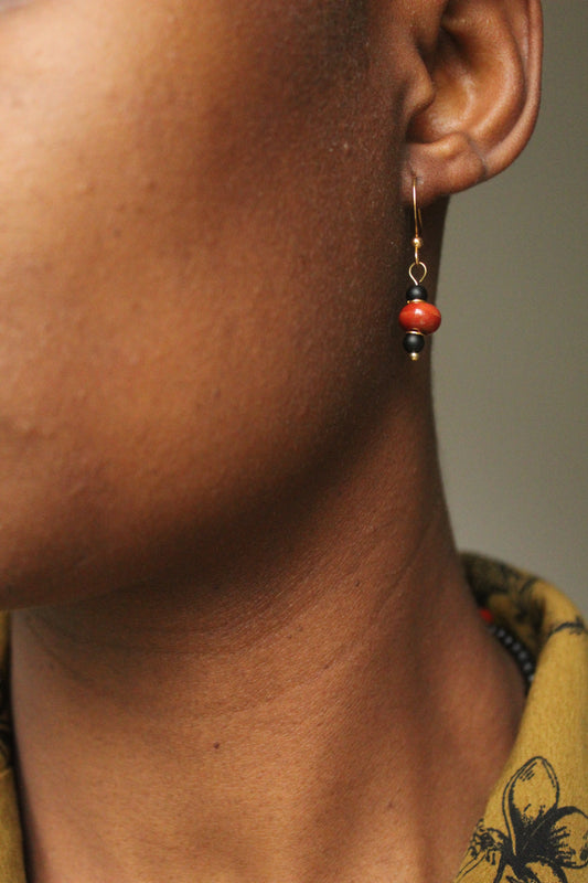 Tin || Clay Earrings